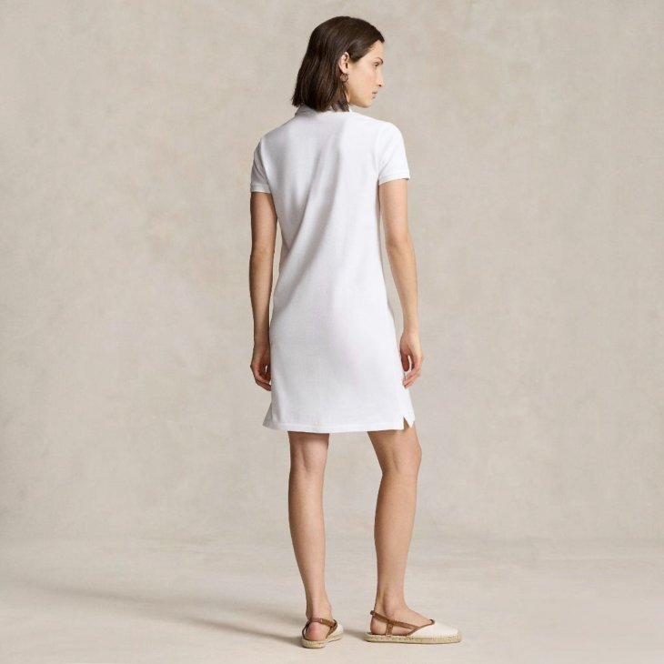 POLO RALPH LAUREN COTTON MESH POLO DRESS