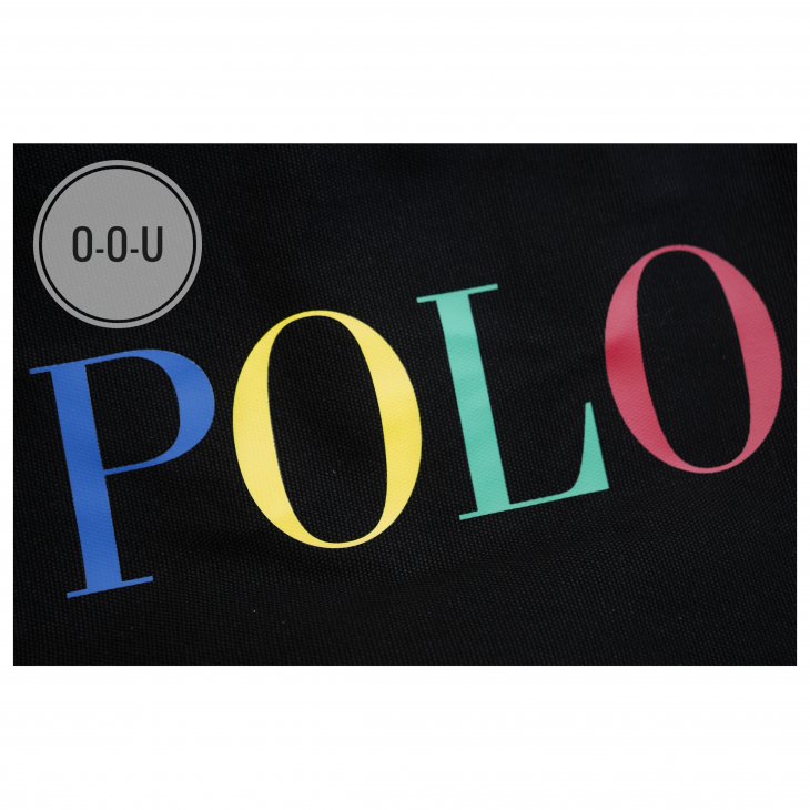 POLO RALPH LAUREN LOGO COTTON CAVAS TOTE