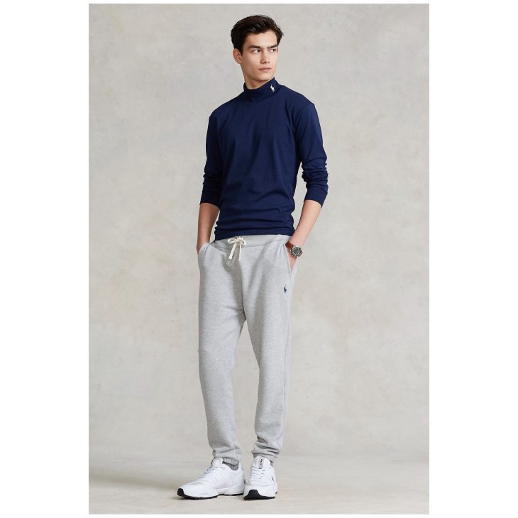 POLO RALPH LAUREN SOFT COTTON MOCKNECK SHIRT