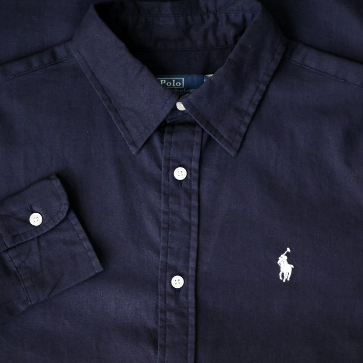 POLO RALPH LAUREN WOMEN CLASSIC FIT LINEN SHIRT