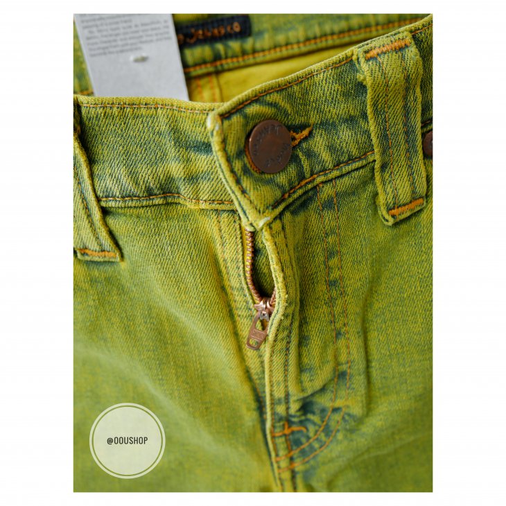 NUDIE JEANS  HIGH KAI ORG ICON YELLOW