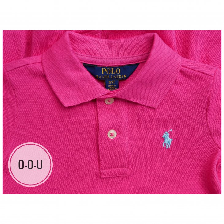 POLO RALPH LAUREN KIDS COTTON MESH POLO DRESS