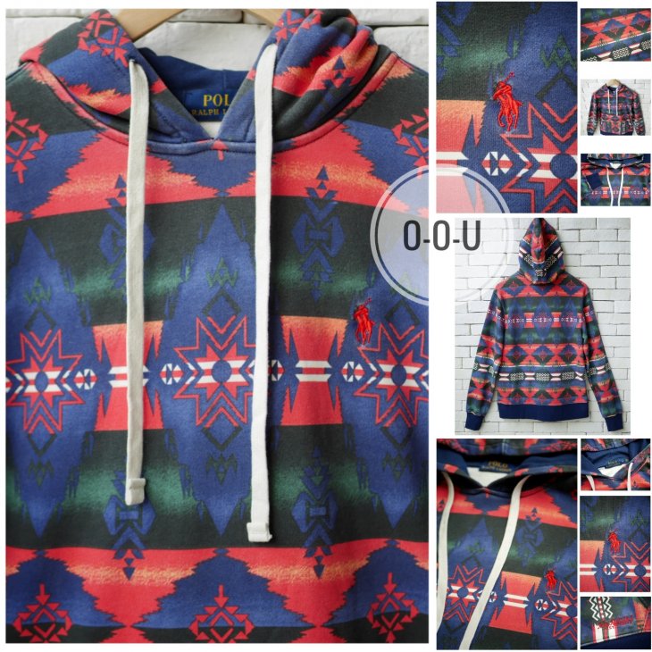 POLO RALPH LAUREN SOUTHWESTERN COTTON HOODIE