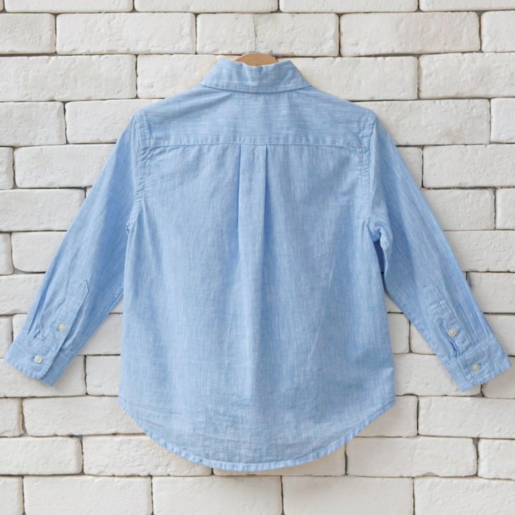 POLO RALPH LAUREN KIDS LINEN COTTON SHIRT