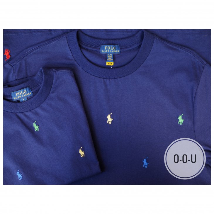 POLO RALPH LAUREN BOYS ALL-OVER POLO PONY T-SHIRT