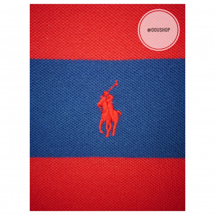 POLO RALPH LAUREN SLIM FIT STRIPED PERFORMANCE POLO