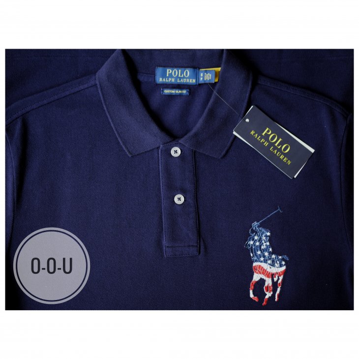 POLO RALPH LAUREN CUSTOM SLIM FIT BIG PONY POLO SHIRT