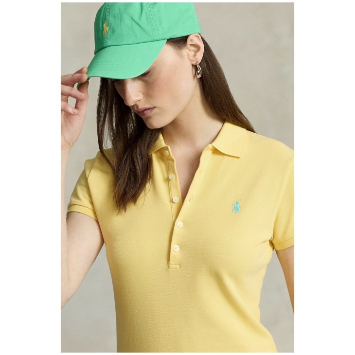POLO RALPH LAUREN WOMEN SLIM FIT STRETCH POLO SHIRT