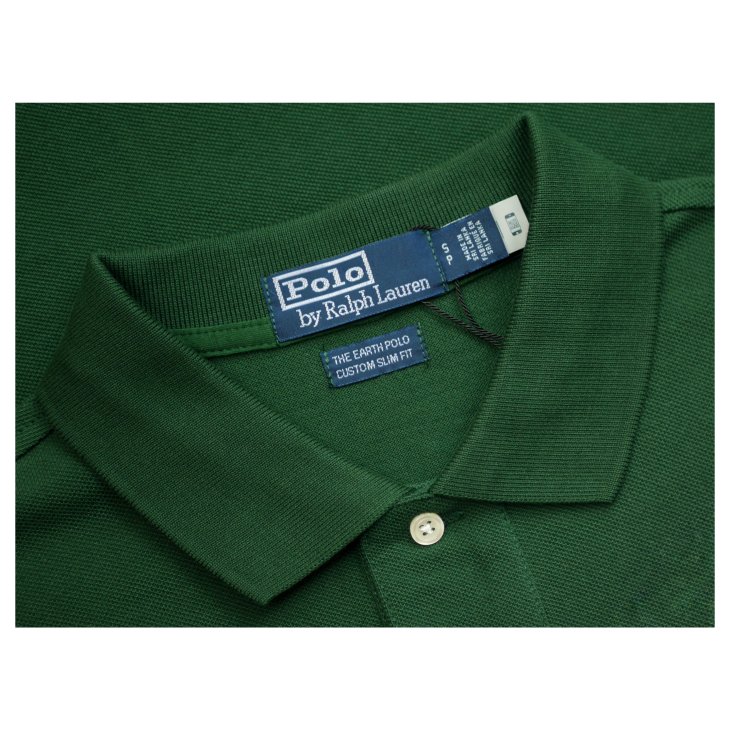 POLO RALPH LAUREN THE EARTH CUSTOM SLIM FIT POLO SHIRT