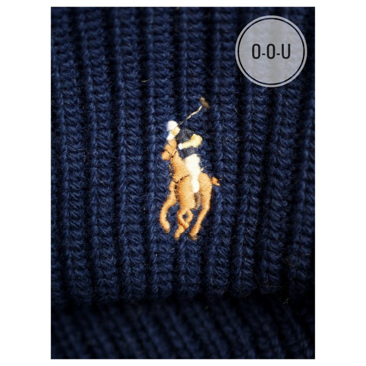POLO RALPH LAUREN RIB-KNIT HAT