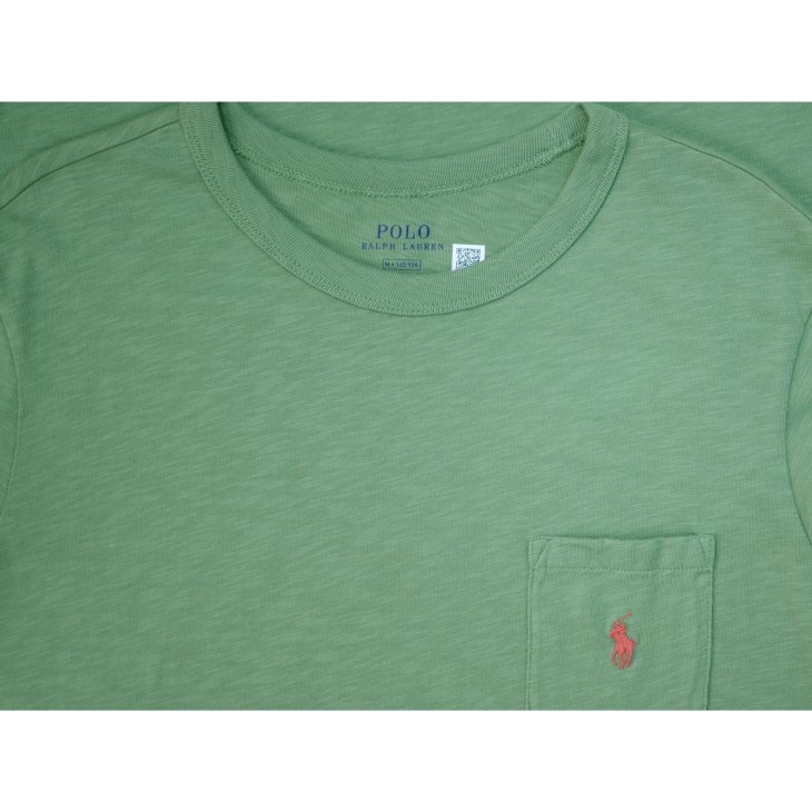 POLO RALPH LAUREN COTTON CREWNECK POCKET TEE DRESS