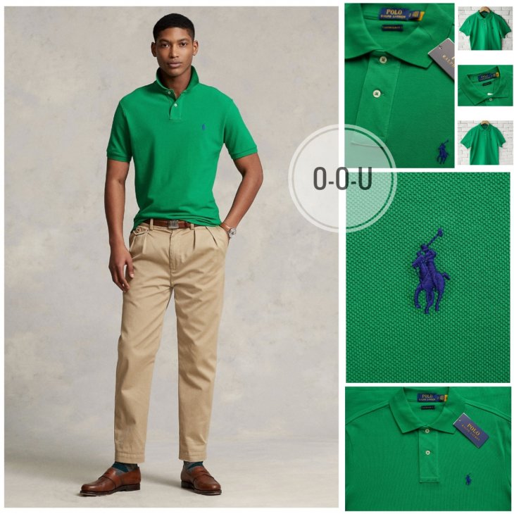 POLO RALPH LAUREN CUSTOM SLIM FIT POLO SHIRT