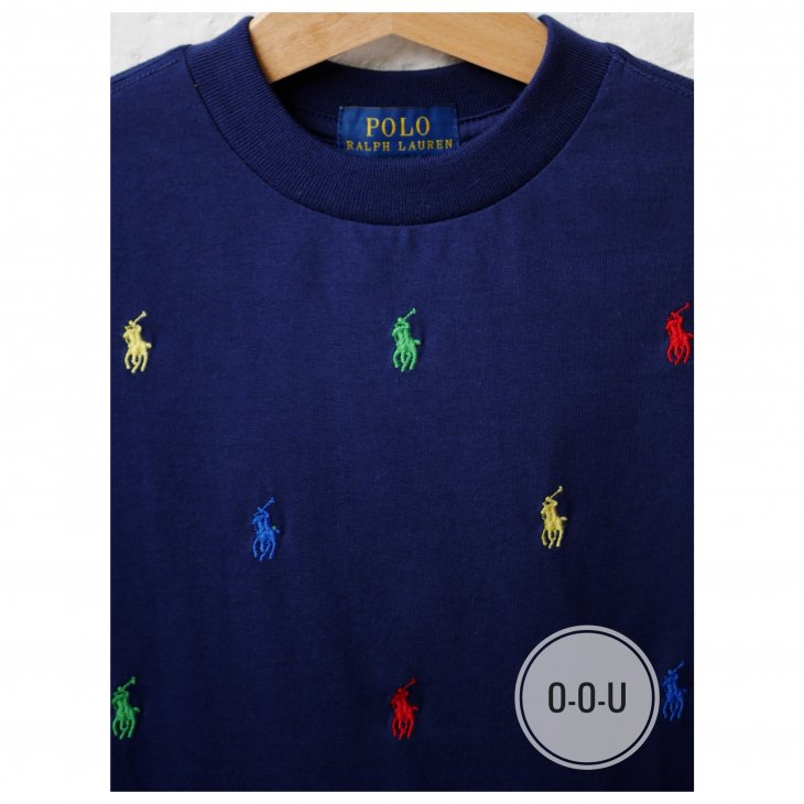 POLO RALPH LAUREN KIDS ALL-OVER POLO PONY T-SHIRT