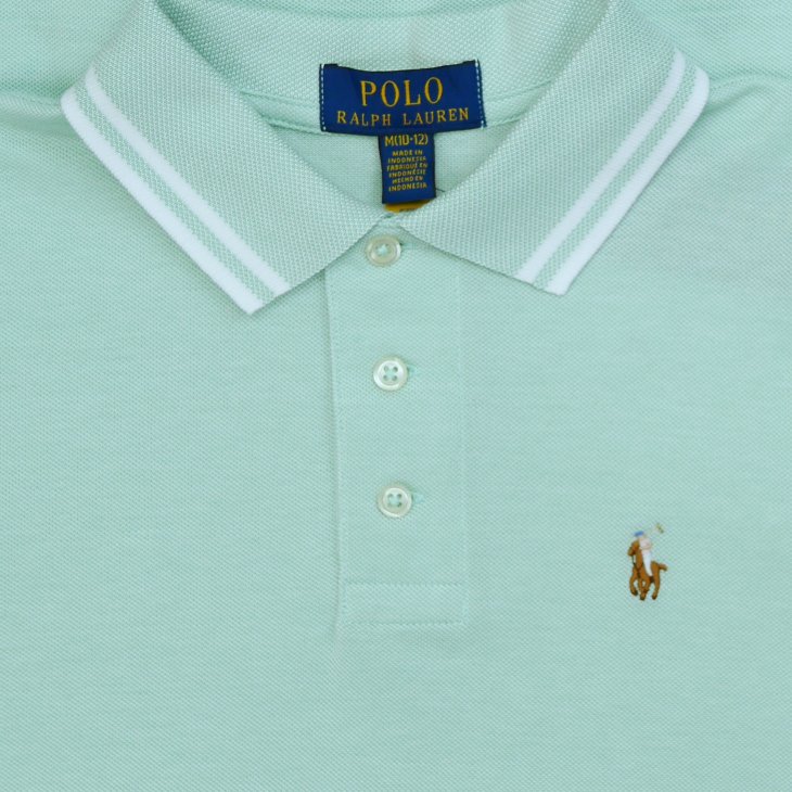 POLO RALPH LAUREN BOYS OXFORD MESH POLO SHIRT
