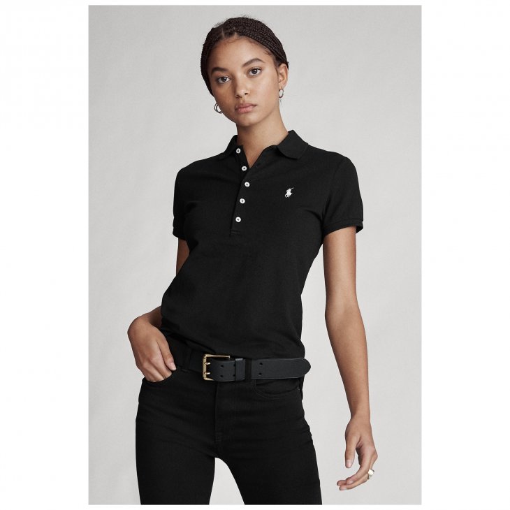 POLO RALPH LAUREN WOMEN SLIM FIT STRETCH POLO SHIRT