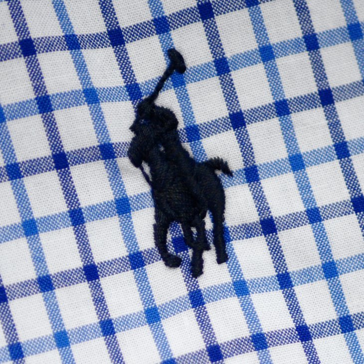 POLO RALPH LAUREN BOYS TATTERSALL COTTON POPLIN SHIRT