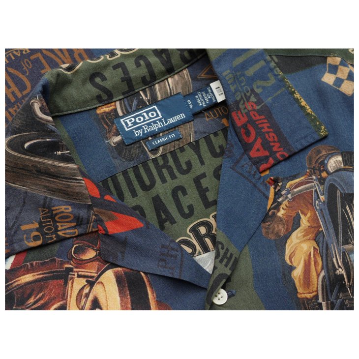 POLO RALPH LAUREN CLASSIC FIT PRINT CAMP SHIRT