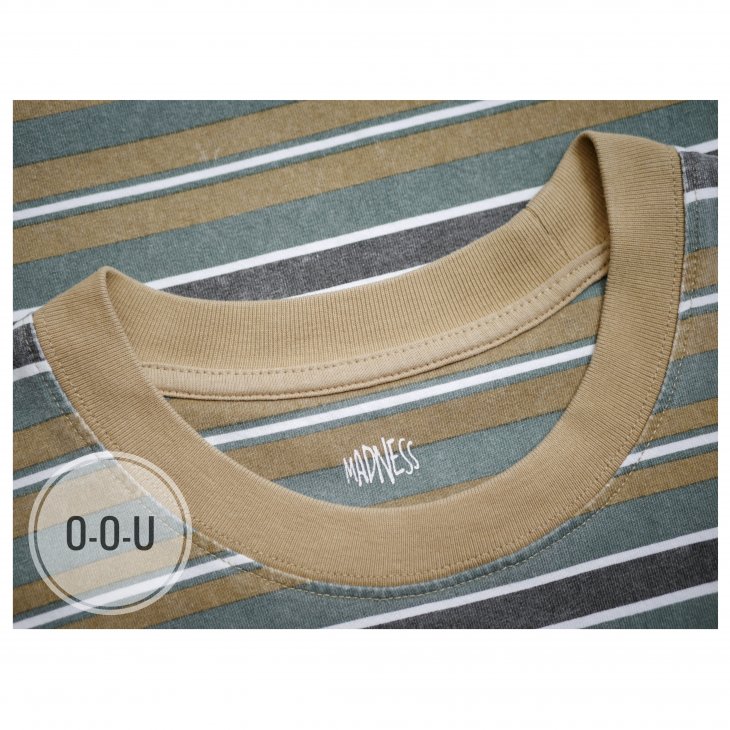 MADNESS STRIPED POCKET TEE