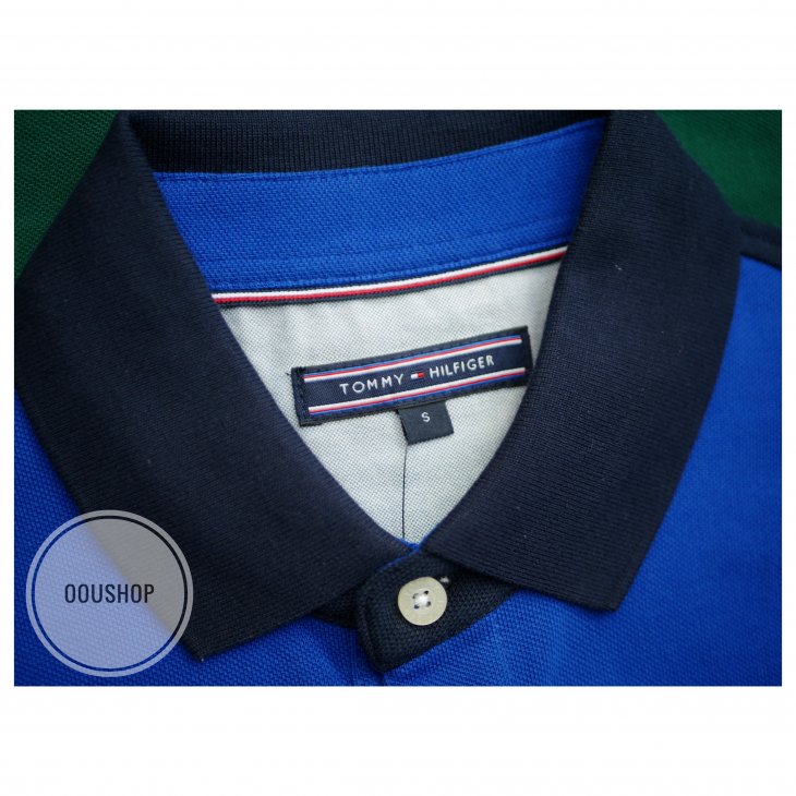 TOMMY HILFIGER CUSTOM FIT FLAG POLO