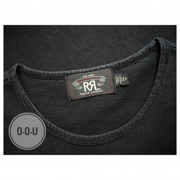 RRL INDIGO JERSEY POCKET T-SHIRT