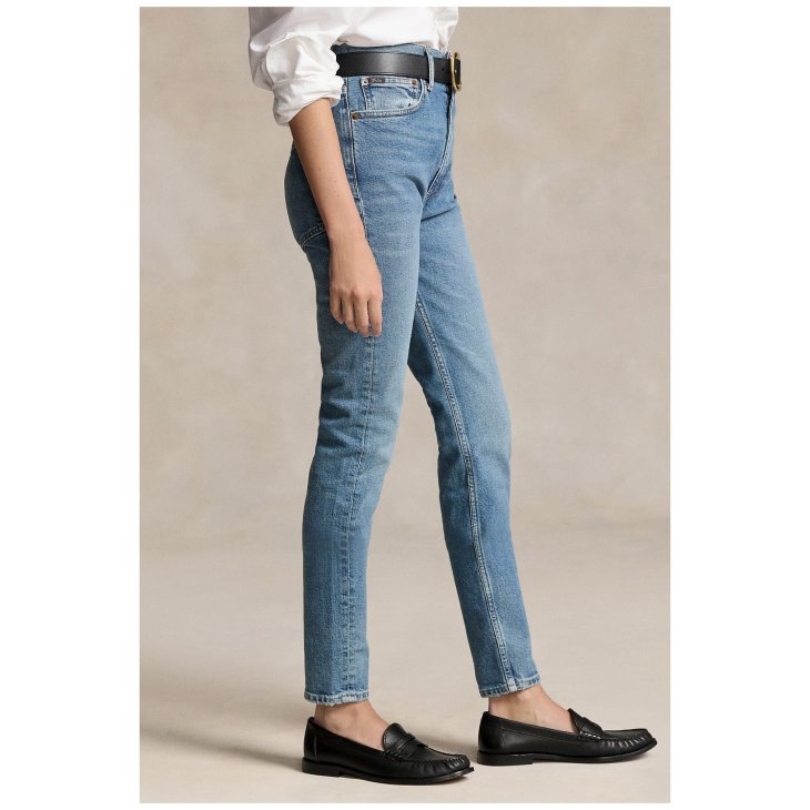 POLO RALPH LAUREN WOMEN TOMPKINS MID RISE SKINNY