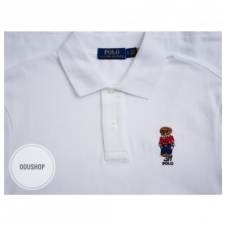 POLO RALPH LAUREN CUSTOM FIT POLO BEAR POLO SHIRT
