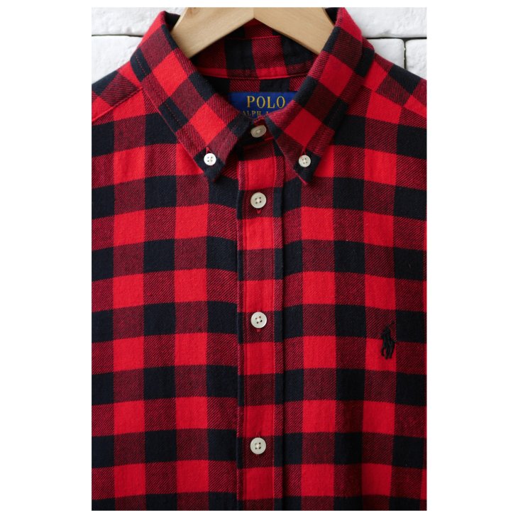 ️POLO RALPH LAUREN BOYS BUFFALO CHECK COTTON SHIRT