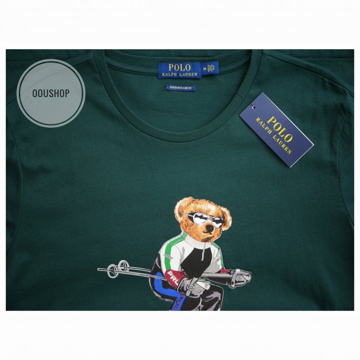 POLO RALPH LAUREN CUSTOM SLIM FIT SKI BEAR T-SHIRT