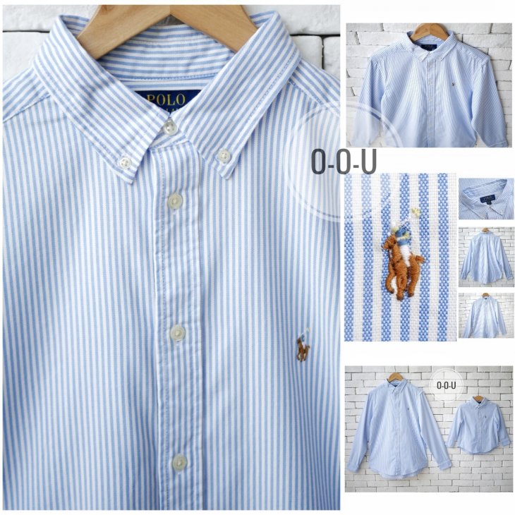 POLO RALPH LAUREN BOYS STRIPED COTTON SHIRT