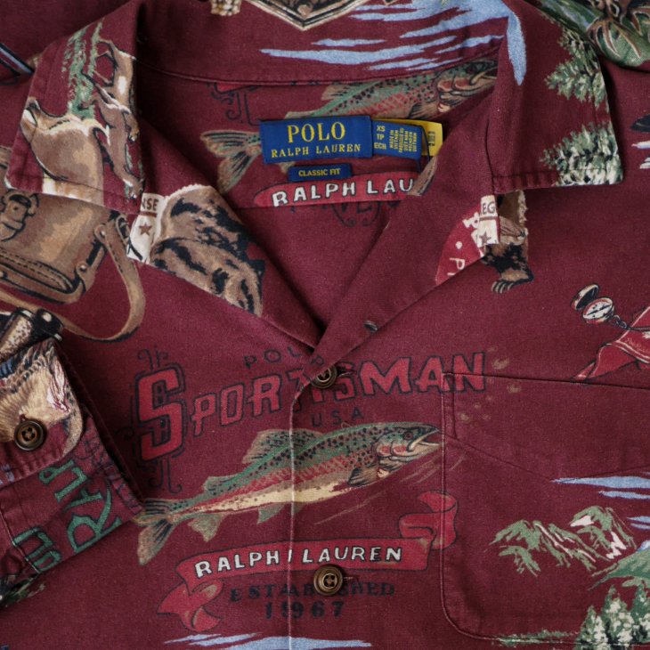 POLO RALPH LAUREN CLASSIC FIT POLO SPORTSMAN CAMP SHIRT
