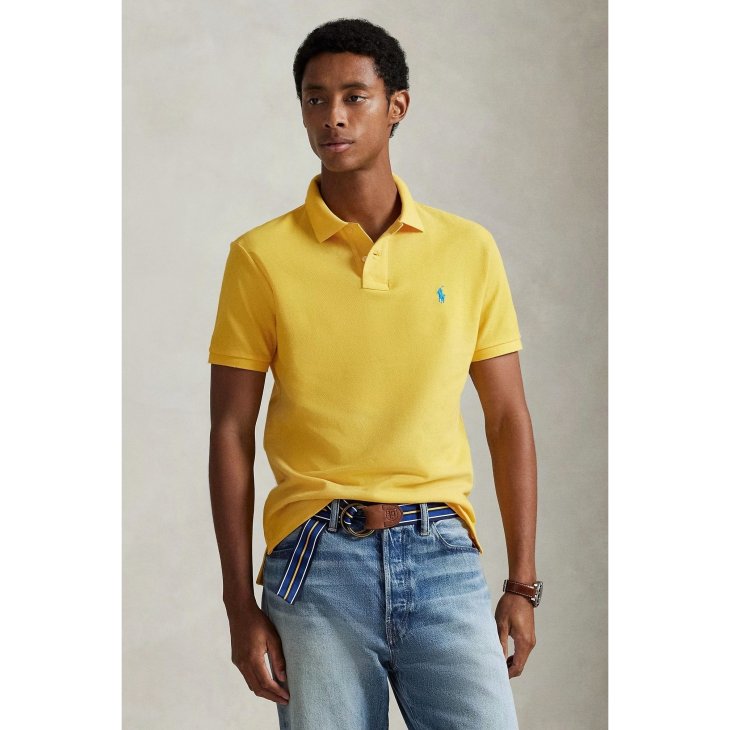POLO RALPH LAUREN CUSTOM SLIM FIT POLO SHIRT