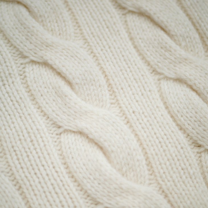 POLO RALPH LAUREN WOMEN CROPPED CABLE WOOL-CASHMERE SWEATER