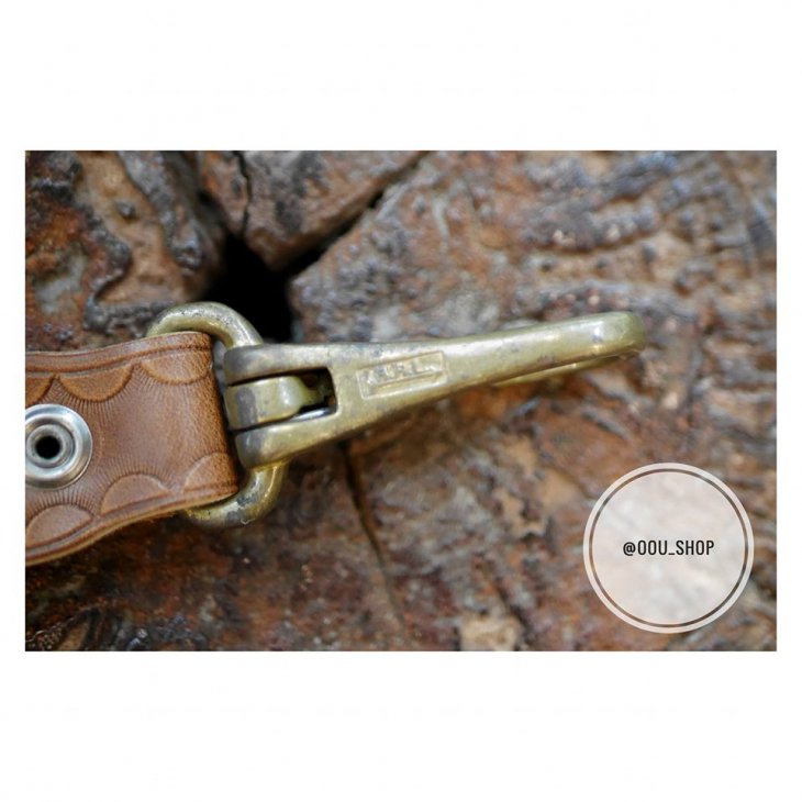 RALPH LAUREN RRL LEATHER KEY FOB