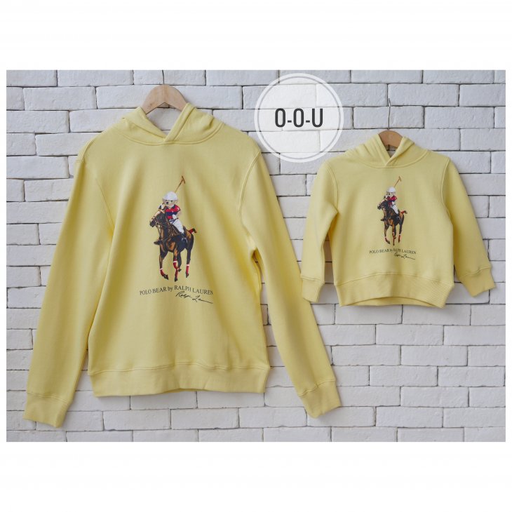 POLO RALPH LAUREN POLO BEAR & BIG PONY BOYS FLEECE HOODIE
