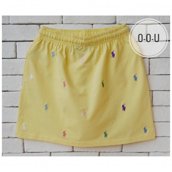 POLO RALPH LAUREN GIRLS POLO PONY SKIRT