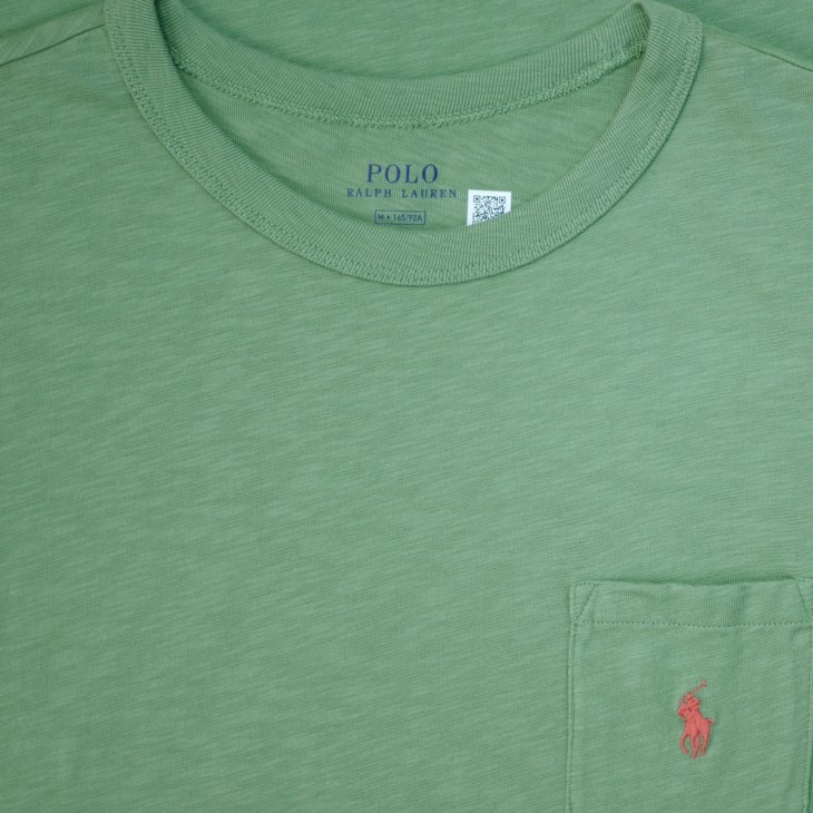 POLO RALPH LAUREN COTTON CREWNECK POCKET TEE DRESS