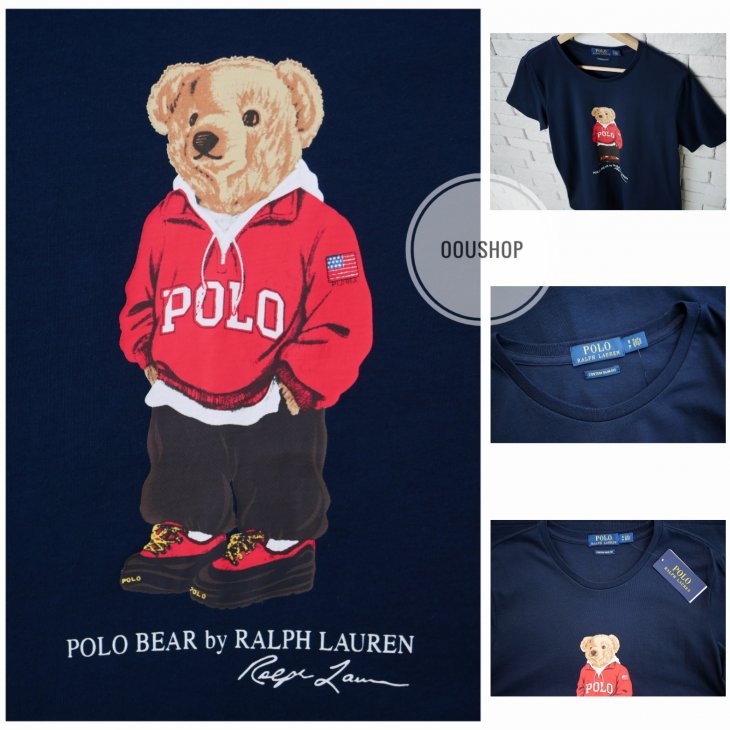 POLO RALPH LAUREN CUSTOM SLIM FIT POLO BEAR T-SHIRT