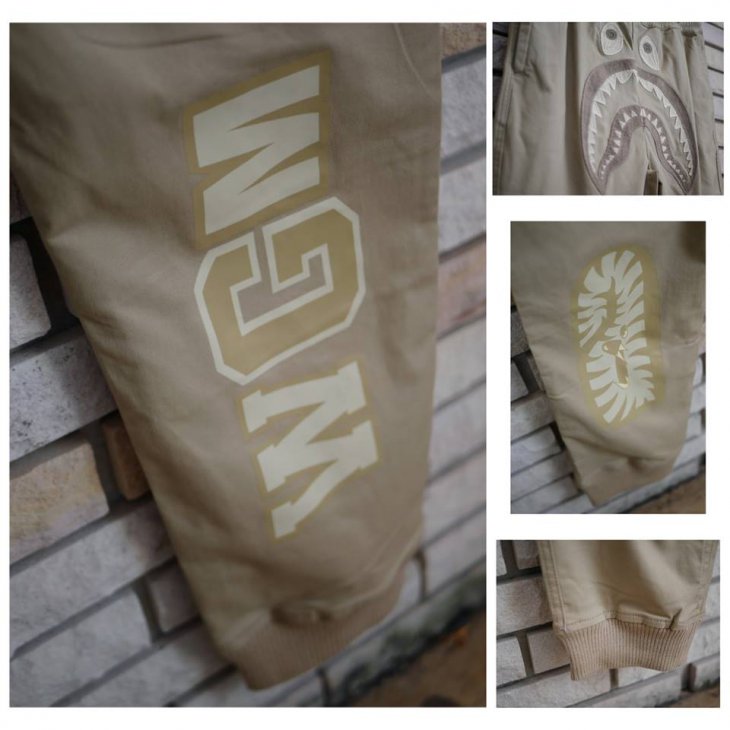 BAPE WGM SHARK SLIM SWEATPANTS