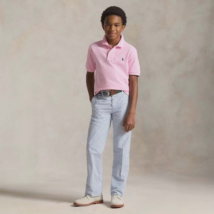 POLO RALPH LAUREN BOYS THE ICONIC MESH POLO SHIRT