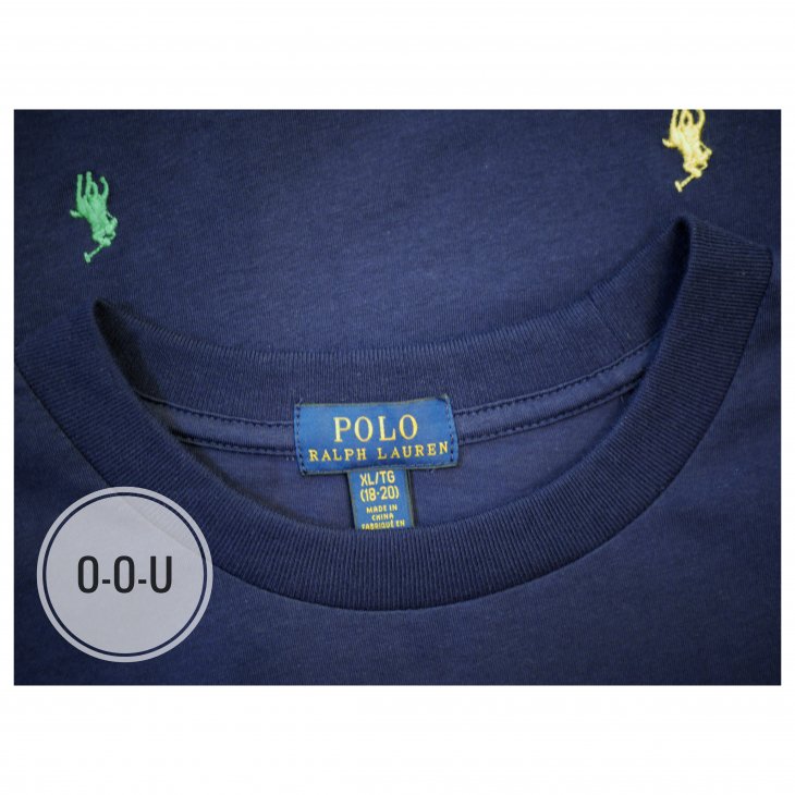 POLO RALPH LAUREN BOYS ALL-OVER POLO PONY T-SHIRT
