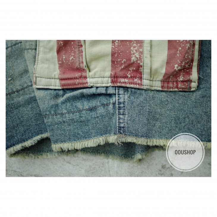BEN STEVEN USA HEAVY INDUSTRY DENIM SHORTS