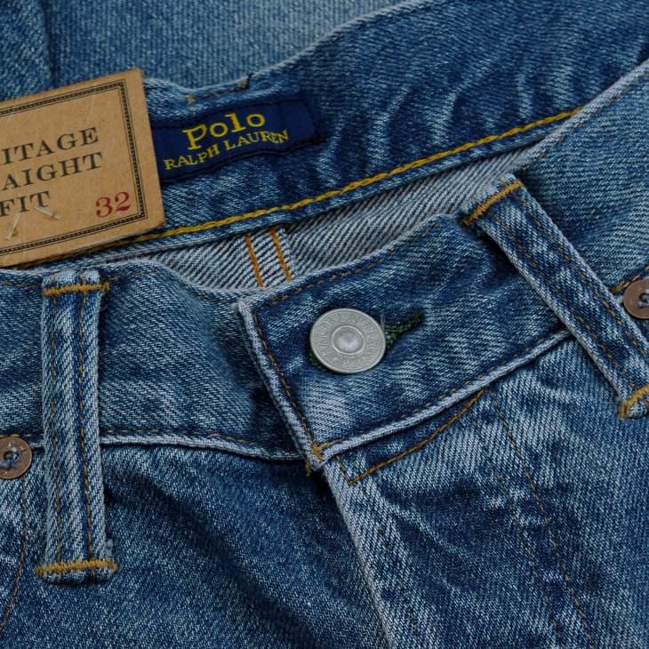 POLO RALPH LAUREN HERITAGE STRAIGHT DISTRESSED JEAN