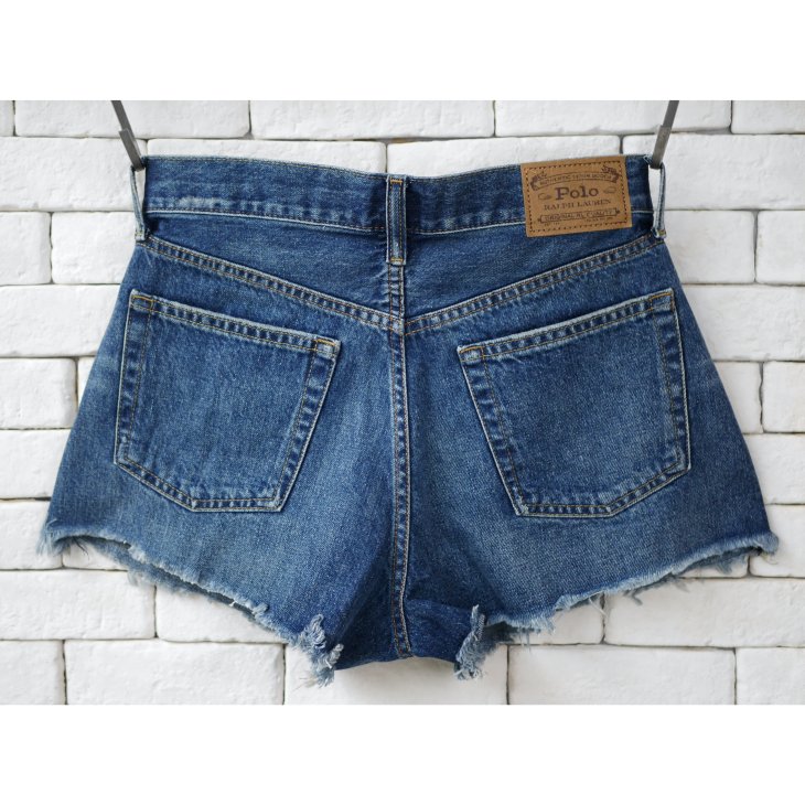 POLO RALPH LAUREN WOMEN CUTOFF DENIM SHORT