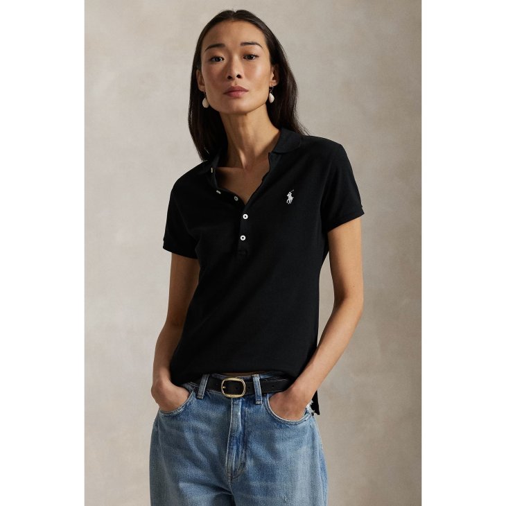 POLO RALPH LAUREN WOMEN SLIM FIT STRETCH POLO SHIRT