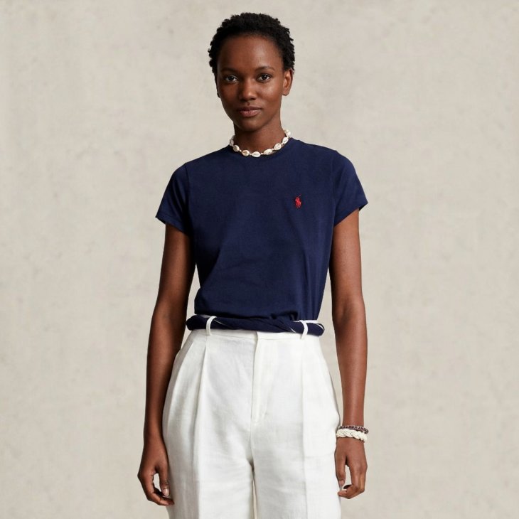 POLO RALPH LAUREN WOMEN COTTON JERSEY TEE