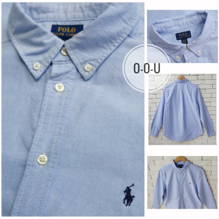 POLO RALPH LAUREN BOYS COTTON OXFORD SHIRT