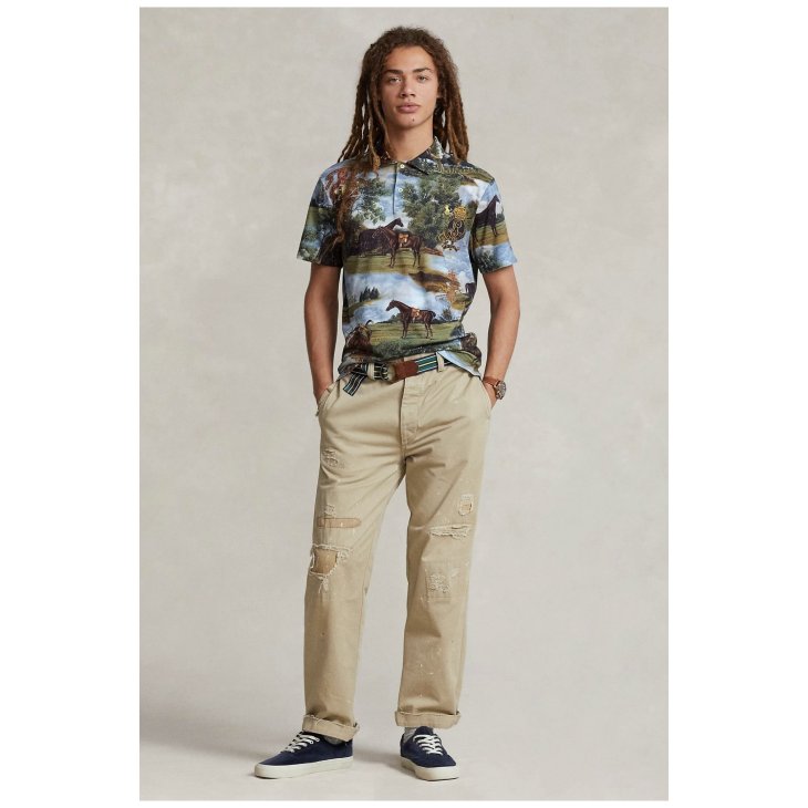 POLO RALPH LAUREN STANDARD FIT EQUESTRIAN POLO SHIRT