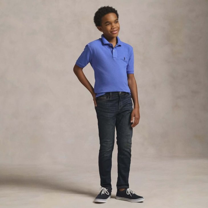 POLO RALPH LAUREN BOYS THE ICONIC MESH POLO SHIRT