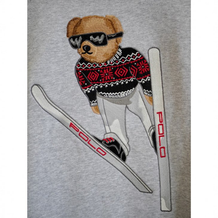 POLO RALPH LAUREN SKI TEDDY JUMPER SWEATER SHIRT