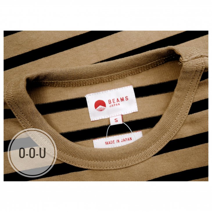 BEAMS JAPAN STRIPED LONG SLEEVE TEE